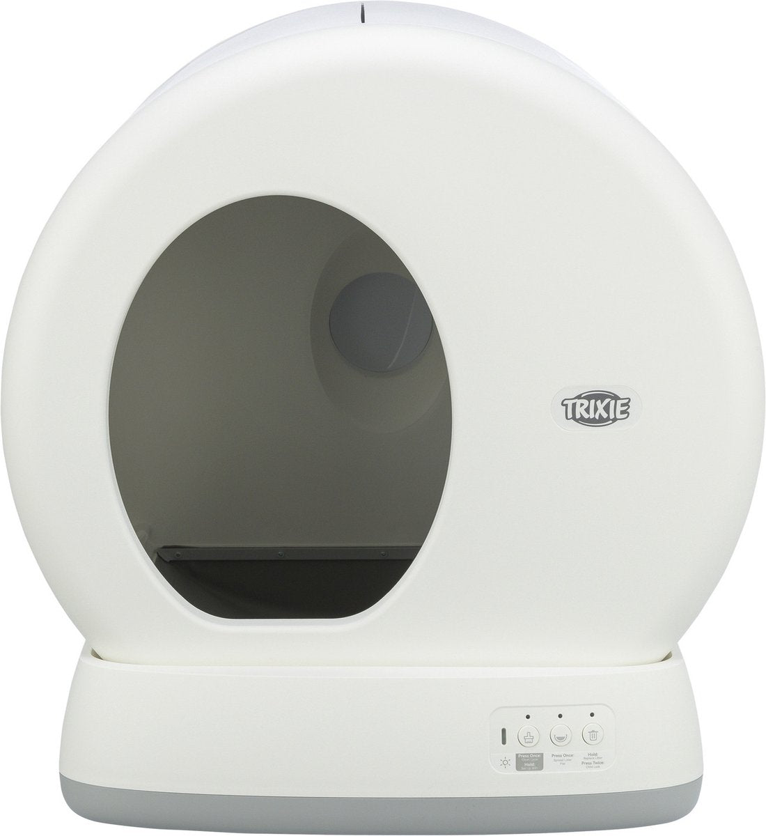 Trixie - self-cleaning litter box - plastic - white - automatic litter box