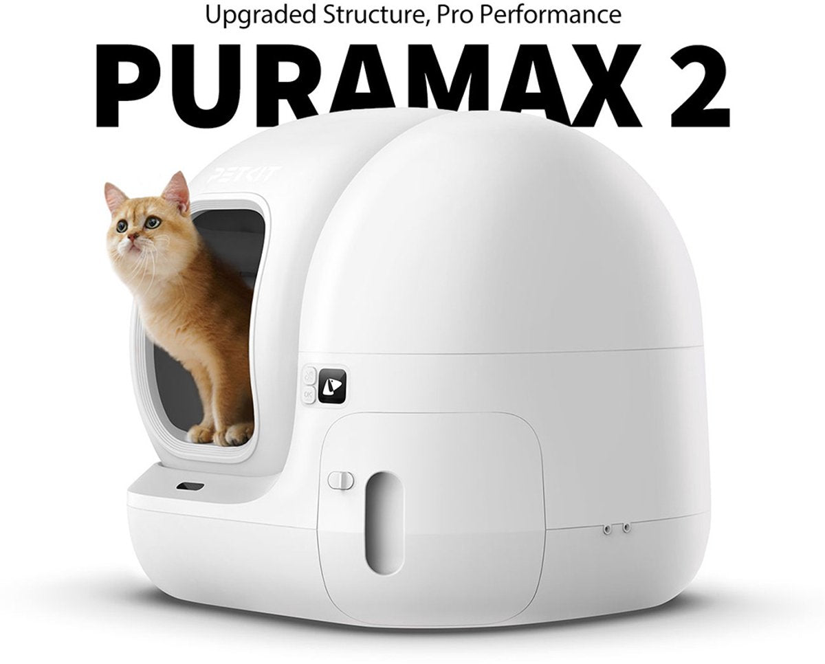 Petkit - purobot max pro with camera self-cleaning cat litter box 2 - automatic litter box