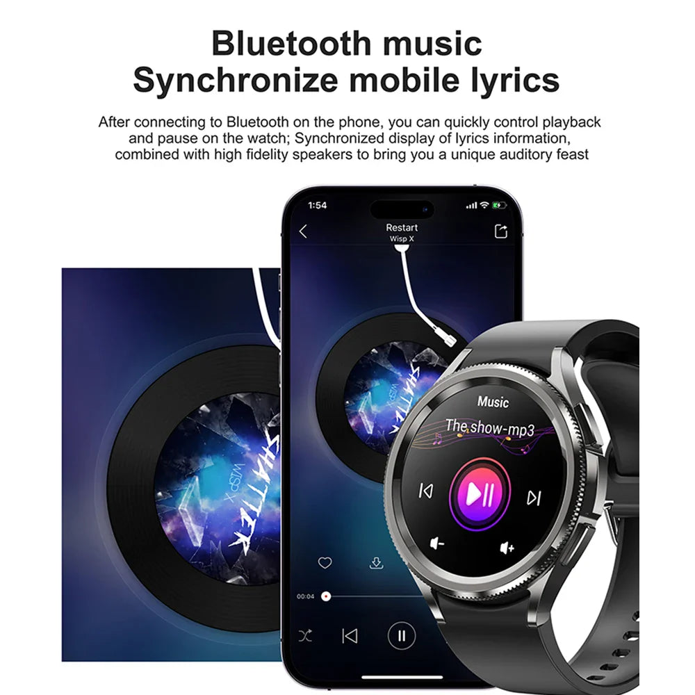 NNEOBA Smart Watch GPS Fitness Tracker Black