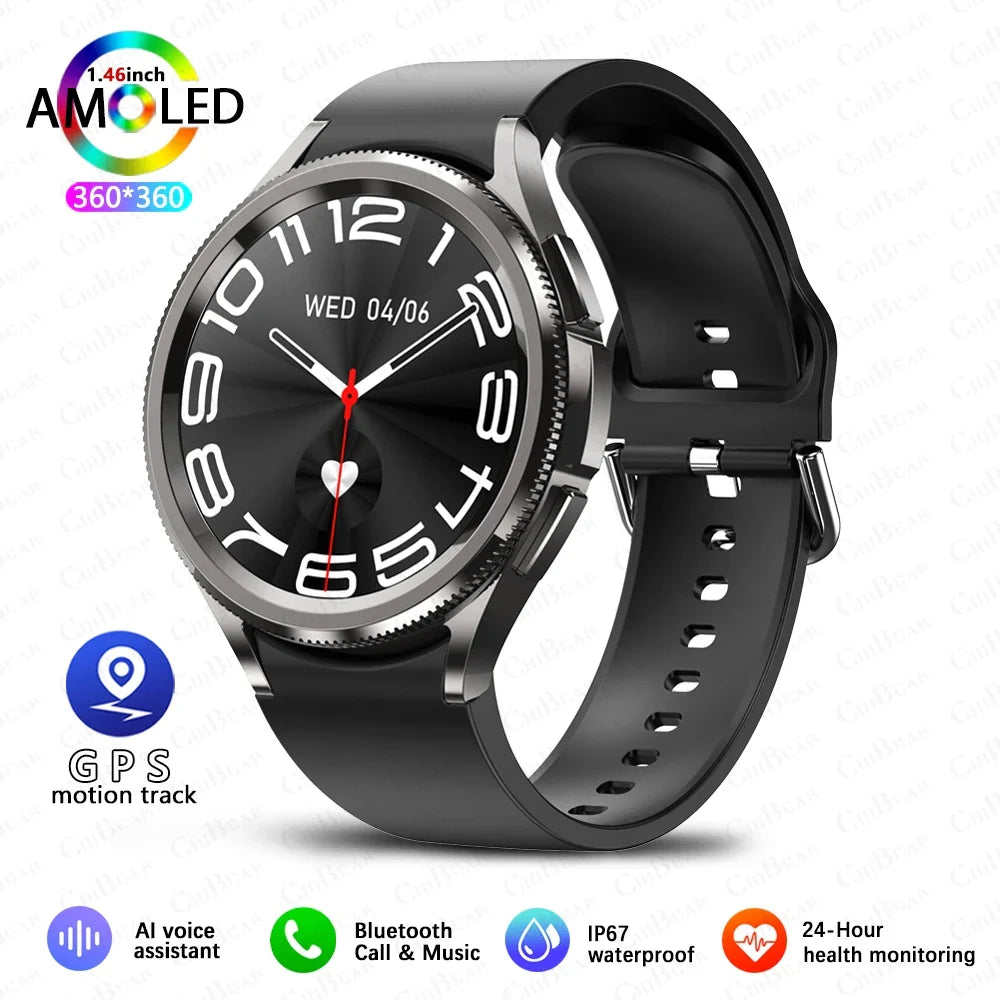 NNEOBA Smart Watch GPS Fitness Tracker Black